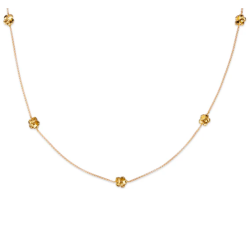 Flora Danica Forglemmigej Forgyldt Slv Halskde 907.FMN-Ne-G