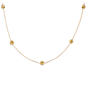 Flora Danica Forglemmigej Forgyldt Slv Halskde 907.FMN-Ne-G