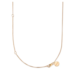 Flora Danica Forglemmigej Forgyldt Slv Halskde 907.FMN-Ne-G