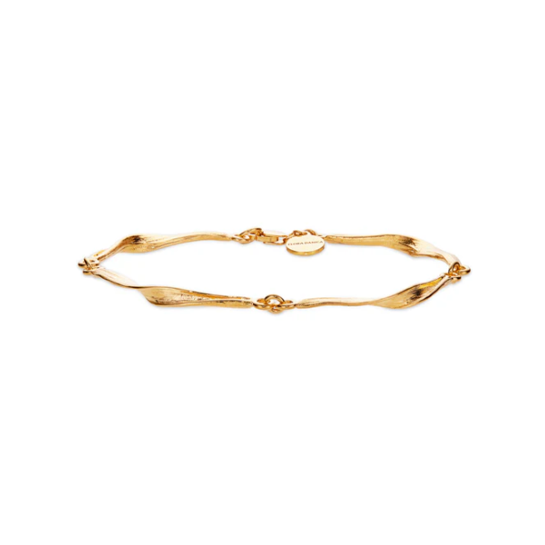 Flora Danica Grs Forgyldt Slv Armbnd 907.Gr-BR-G