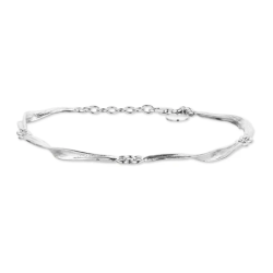 Flora Danica Grs Rhod. Slv Armbnd 907.Gr-BR-S