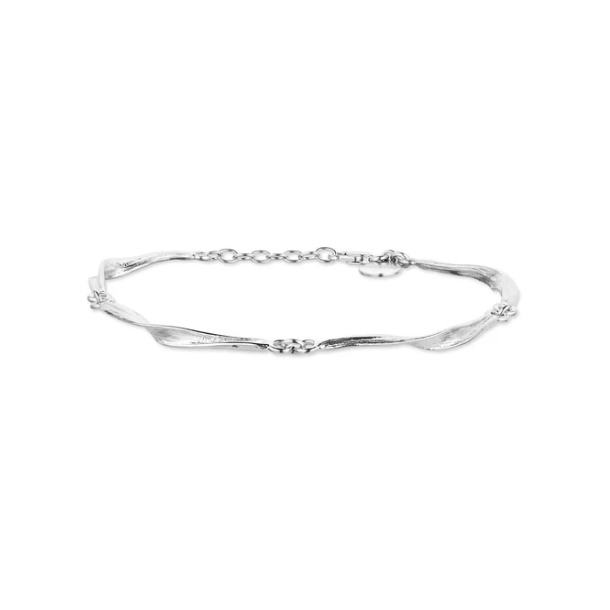 Flora Danica Grs Rhod. Slv Armbnd 907.Gr-BR-S