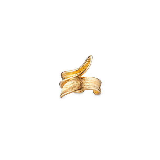 Flora Danica Grs Forgyldt Slv Ear Cuff 907.Gr-EaCu-G