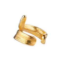 Flora Danica Grs Forgyldt Slv Ear Cuff 907.Gr-EaCu-G