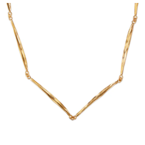 Flora Danica Grs Forgyldt Slv Halskde 907.Gr-Ne-G