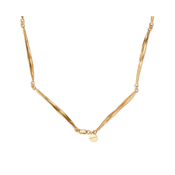 Flora Danica Grs Forgyldt Slv Halskde 907.Gr-Ne-G