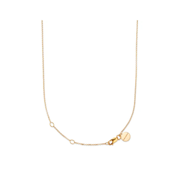 Flora Danica Persille Forgyldt Slv Halskde 907.PAR-Ne-G