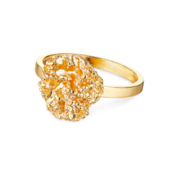 Flora Danica Persille Forgyldt Slvring 907.PAR-Ri-G-58