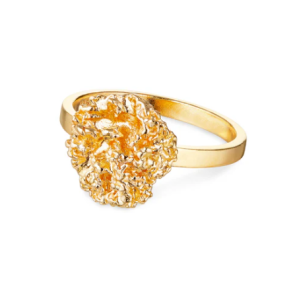 Flora Danica Persille Forgyldt Slvring 907.PAR-Ri-G-58