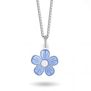 Slv Vedhng m/Blomst + Kde 90702