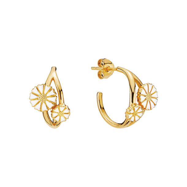 Forgyldte Margueritte Creoler 9095008-4-m