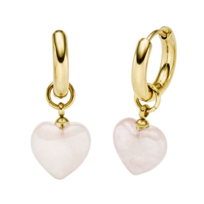 ARHMS PARIS FORGYLDT STL REHNGER PINK HJERTE 9103794