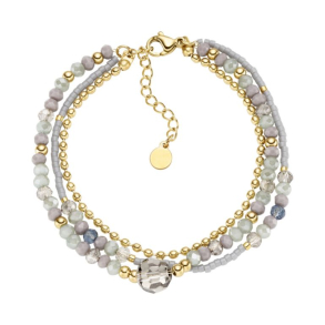 ARHMS THAITI FORGYLDT STL ARMBND STEN 9105695