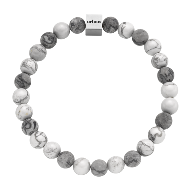 ARHMS PIREO STEN ARMBND HVID/GR