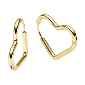 ARHMS CANNES FORGYLDTE STL CREOLER HJERTE 9108945