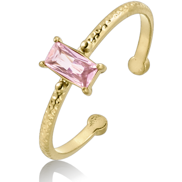 ADRANO STL RING FORG.PINK
