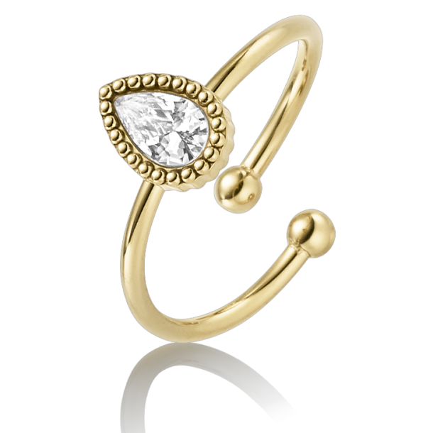 DRENA STL RING FORG. HVID