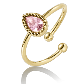 SALO STL RING FORG. PINK