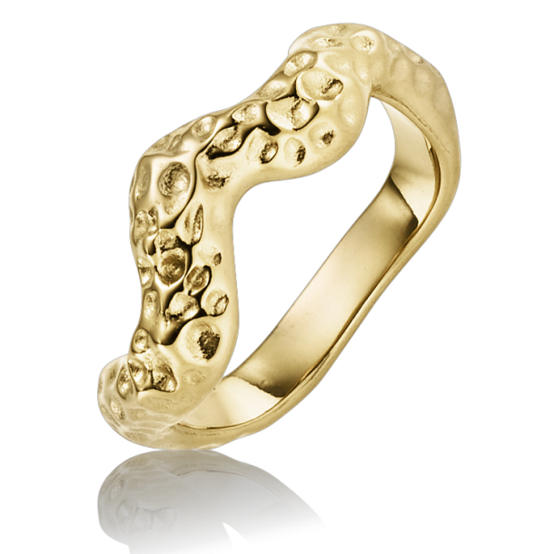 ARHMS MARINO STL RING WAVE FORG.