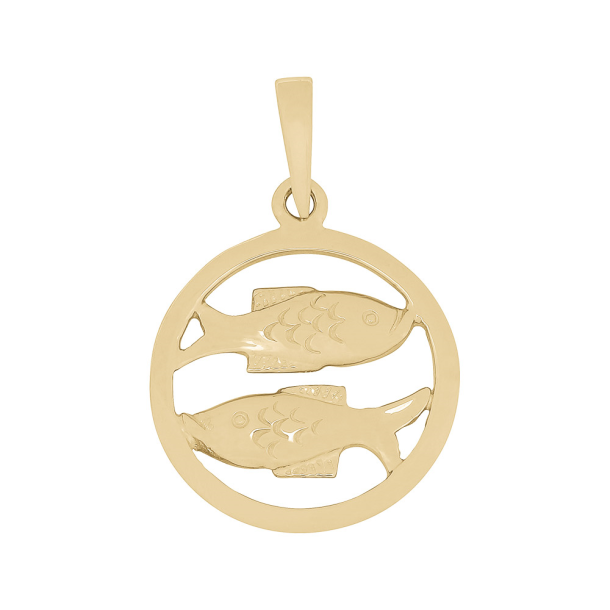 14kt Guld Vedhng - Fisken A216 014 5