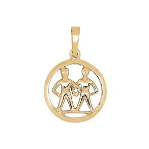 Siersb�l 14kt Tvillingen Vedh�ng 15mm A2160055