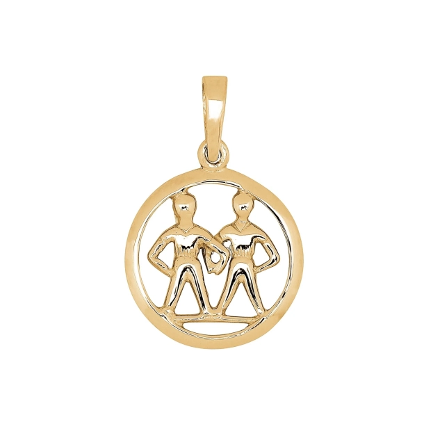 Siersb�l 14kt Tvillingen Vedh�ng 15mm A2160055