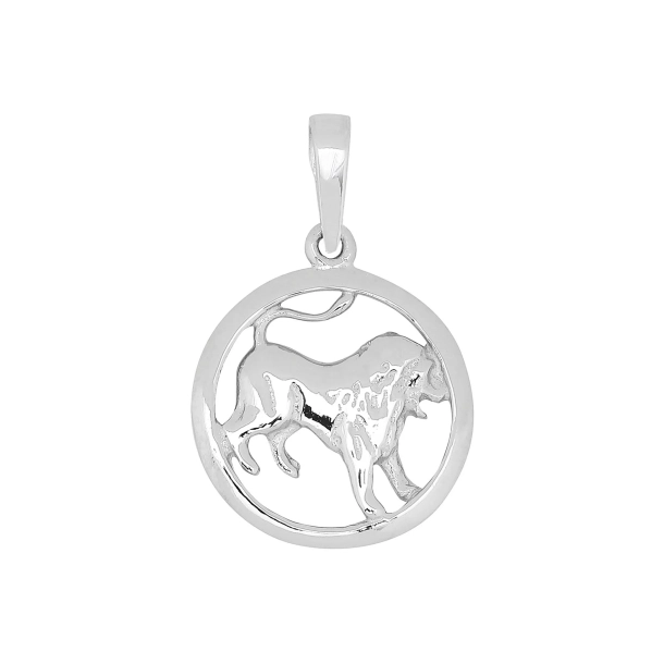 Siersb�l Rhodineret S�lv Stjernetegn L�ven 15 mm A216007