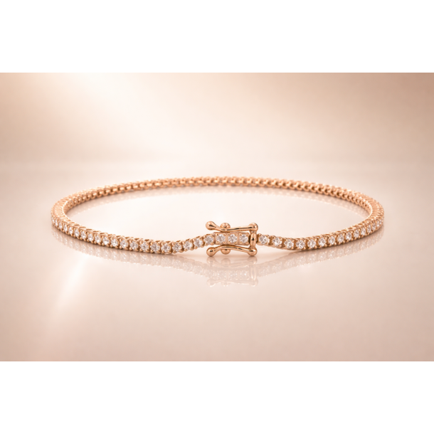 14kt Tennis Armb�nd 0,84CT TW.si