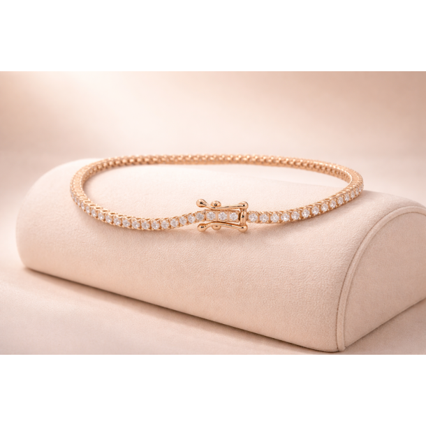 14kt Tennis Armb�nd 0,84CT TW.si