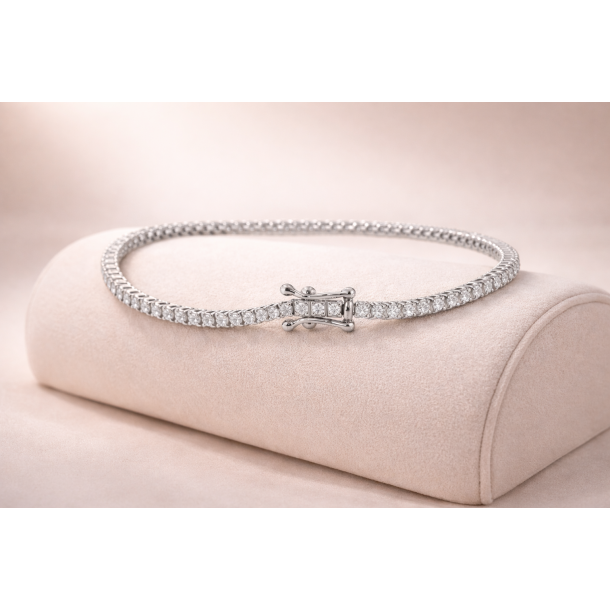 14kt HVG Tennis Armb�nd 0,84CT TW.si