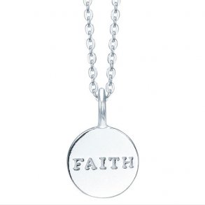 Slv Halskde m/Faith Tag IDN007RH-FAITH