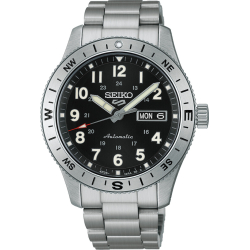 Seiko 5 Sports Field Series Herreur m/Sort Skive HDB006K1