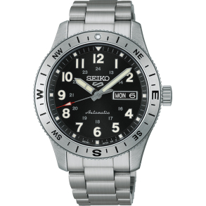 Seiko 5 Sports Field Series Herreur m/Sort Skive HDB006K1