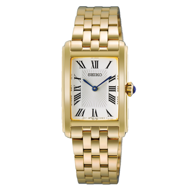 Seiko Firkantet Dameue Doubl� m/Romertal HGG001P1