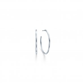 Slv Harlequin Halvcreoler 35 mm IDH027GD