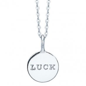 Slv Halskde m/Luck Tag IDN007RH-LUCK