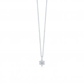 Slv Magnolia Halskde IDN019RH-PINK