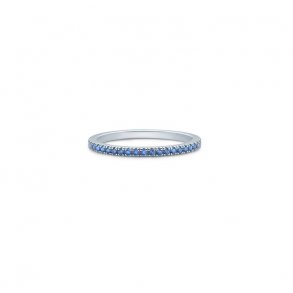 ID Fine Slv Simplicity Ring m/Bl Zirkonia str. 54 IDR012RH54-Blue