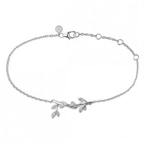 Slv Jungle Ivy Sparkle Armbnd 2-3102A-R