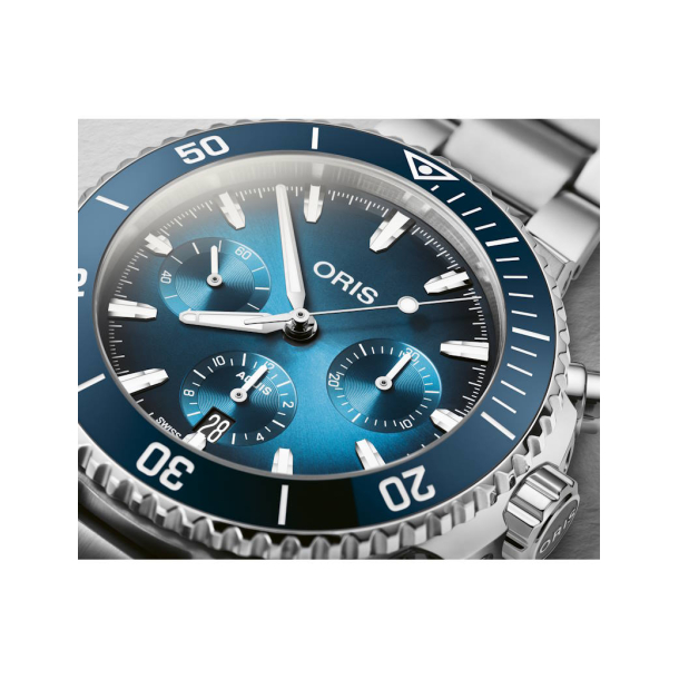 Oris Aquis Chronograph 43,5 mm: Din alsidige partner til hverdag og eventyr 01 771 7793 4155-07 8 23