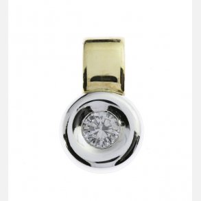 14kt Vedhng m/0.20ct W.SI Brillant 