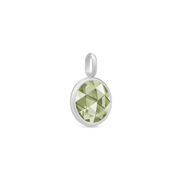 Slv Cocktail Pendant m/Grn Spinel PD182RHDGSP