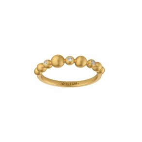 byBiehl Pebbles Forgyldt Ring 5-3802a-GP