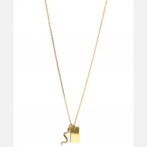 Forgyldt Snake Halskde S05007 G