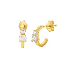 Hultquist Eline Fg. Slv creoler m/ CZ