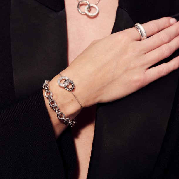 Sif Jakobs Carrara Slv Armbnd SJ-B2477-CZ