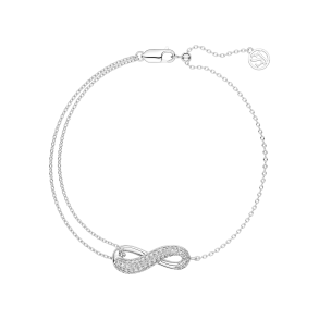 SJ S�lv Infinito Armb�nd SJ-B2871-CZ