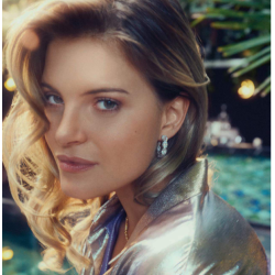 SJ Slv Medio Creoler m/Zirkoner SJ-E12312-CZ