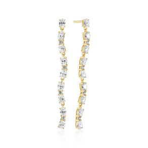 Sif Jakobs Ellera Ovale Tredici Forgyldt Slv reringe SJ-E2419-CZ-YG