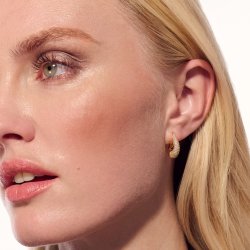 Sif Jakobs Glorenza Piccolo Forgyldt S�lv �reringe SJ-E2482-CZ-YG